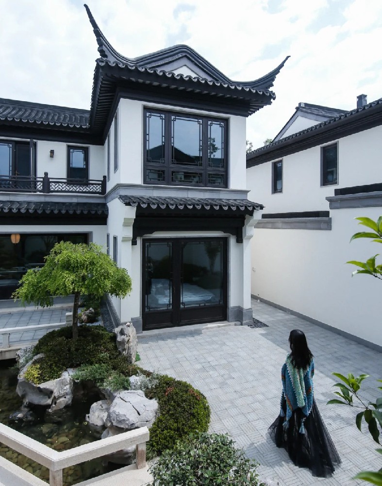 中式复式楼别墅，适合农村自建
