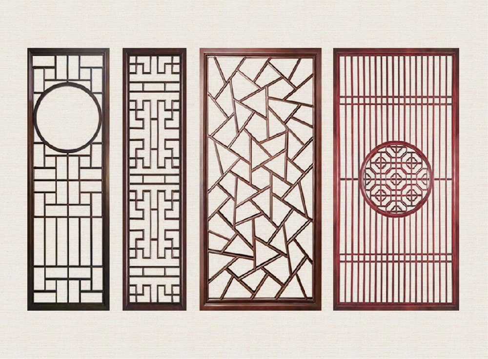仿古花格中式门窗定制:让光影在木格间流转